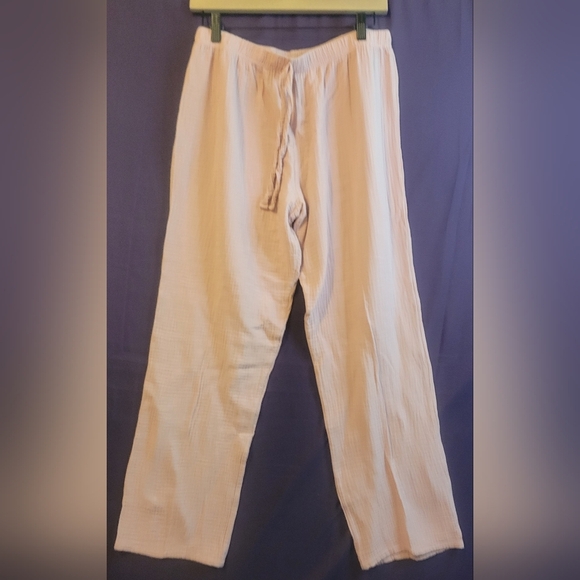 Born Pale Pink Straight Leg Comfy Pants. Size M - Picture 1 of 3